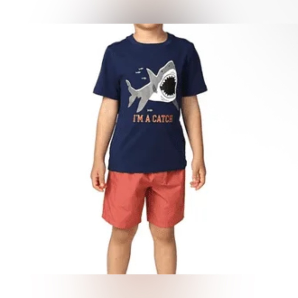 Gap Kids Toddler Boys 2-Piece Short Set Sz 18m Blue New With Tags